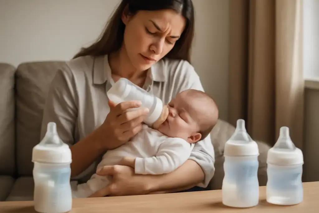 Allattamento artificiale: quali biberon scegliere per minimizzare le coliche nel neonato